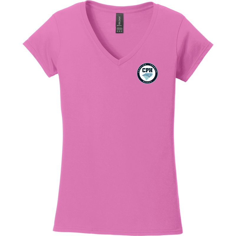 Carolina Premier Hockey Softstyle Ladies Fit V-Neck T-Shirt