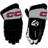 Allegheny Badgers CCM 85C Custom Gloves Senior