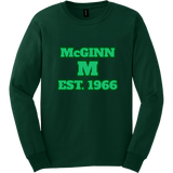 McGinn Elementary 'Varsity Block' Ultra Cotton 100% US Cotton Long Sleeve T-Shirt