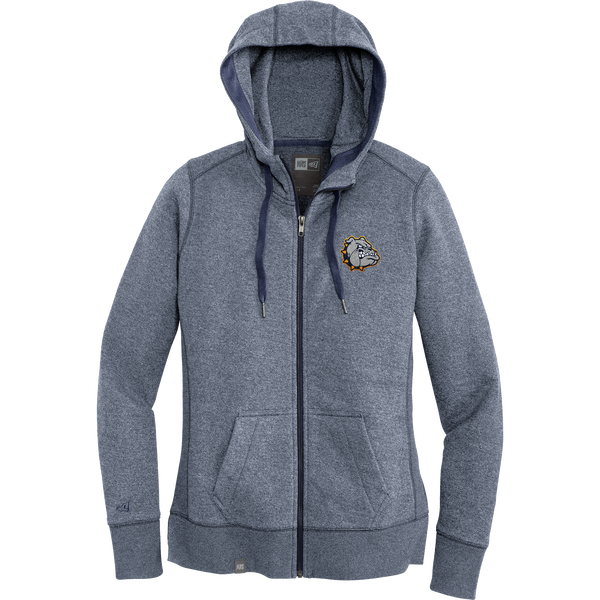 Chelsea Bulldogs New Era Ladies French Terry Full-Zip Hoodie