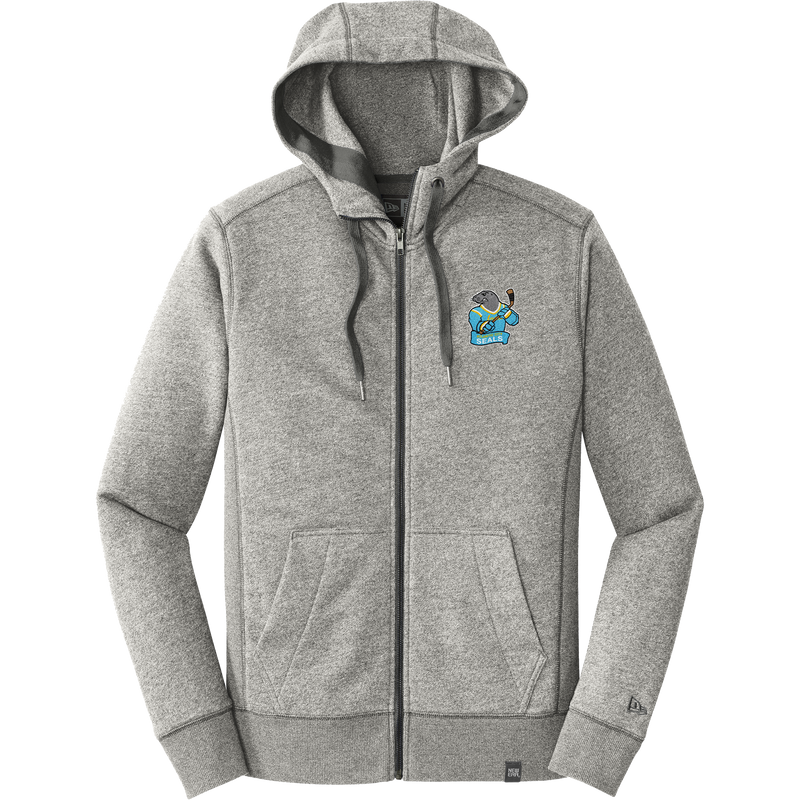 Atlantic City Seals New Era French Terry Full-Zip Hoodie