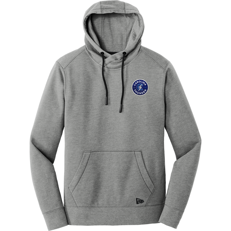 Carolina Thunder New Era Tri-Blend Fleece Pullover Hoodie