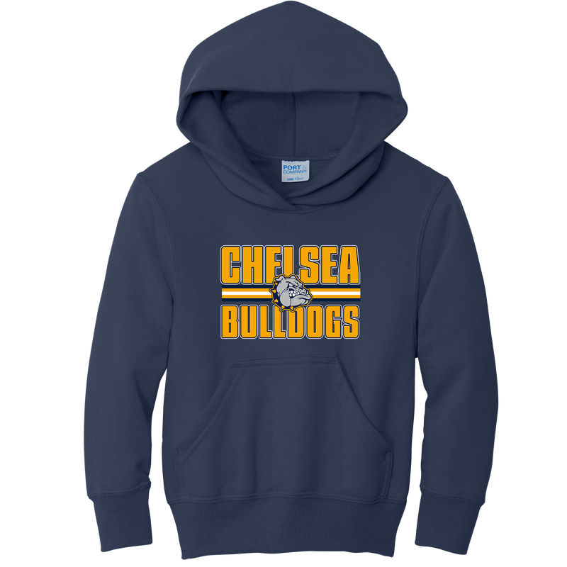 Chelsea Bulldogs Youth Core Fleece Pullover Hooded Sweatshirt