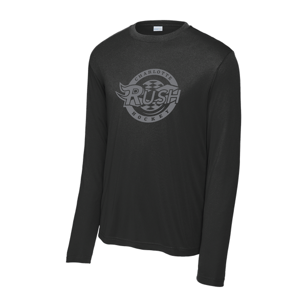 Charlotte Rush Youth Long Sleeve PosiCharge Competitor Tee